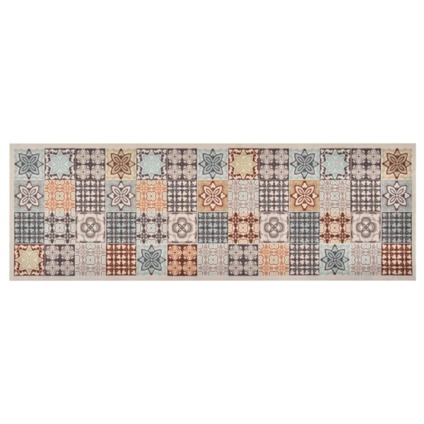 vidaXL vaskbar køkkenmåtte 45x150 cm mosaikmønster