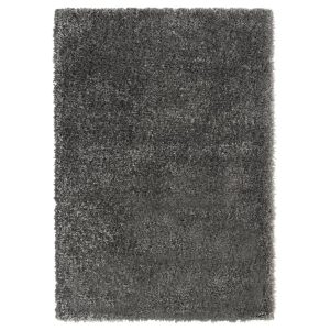 shaggy gulvtæppe med høj luv 160x230 cm 50 mm antracitgrå