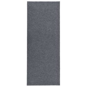 snavsbestandig tæppeløber 100x300 cm grå