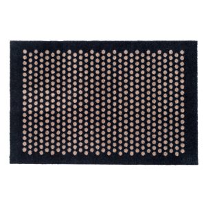 GULVMÅTTE 60 x 90 CM - DOTS/BLACK SAND - Sort/Sand / 90x60x0,7