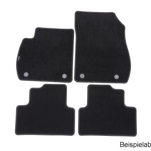 Velour - sort, PETEX, b.la. til Citroën