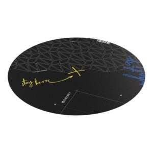 ENDORFY FP110C - floor mat - round - 110 x 110 cm - black